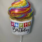 Фольгована фігура-гігант Кекс "Happy Birthday!"
