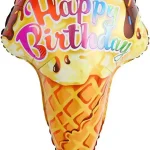 Фольгована кулька Морозиво "Happy Birthday!"