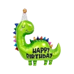 Фольгована фігура Динозавр Happy Birthday.