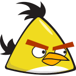 Фольгована фігура Angry Birds Жовта пташка